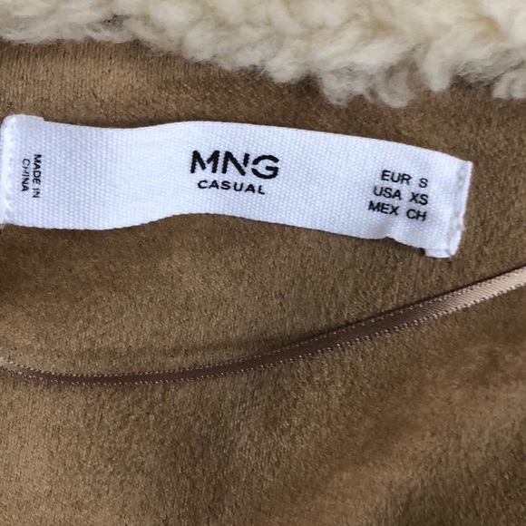 MNG by Mango Baloo Teddy Sherpa Shearling Coat Jacket - Picture 14 of 14